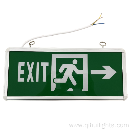 Single or double sided exit light